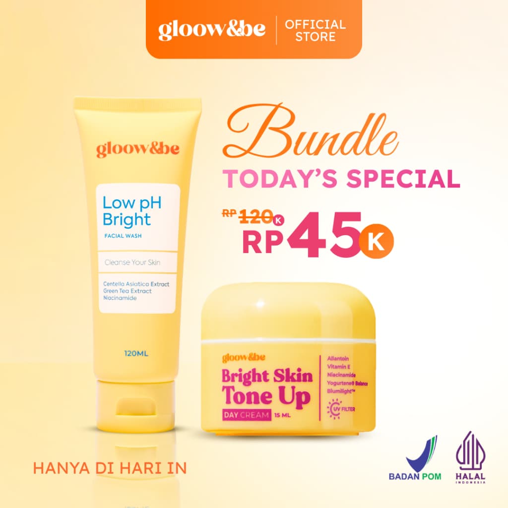 Glow and Be Facial Wash - Skincare untuk kulit berminyak, foto produk detail