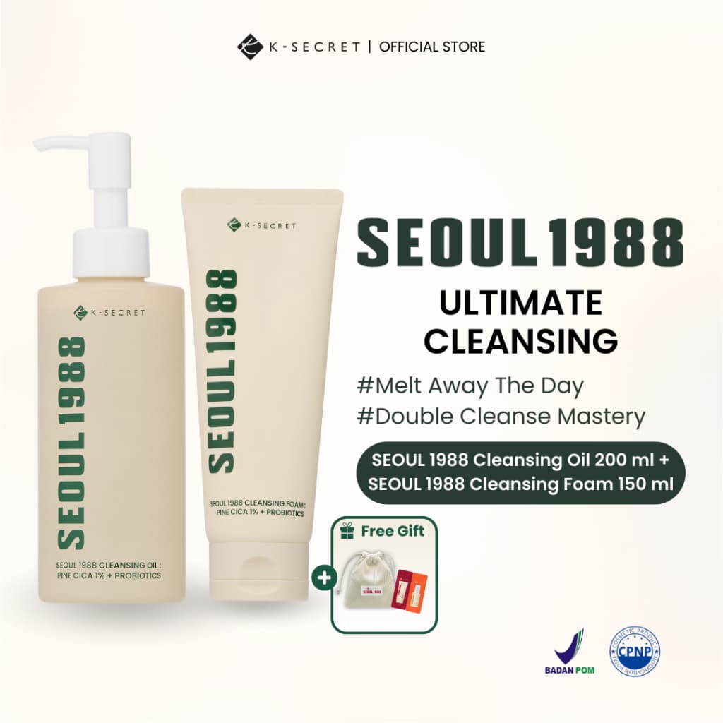K-Secret 1988 Facial Wash + Oil - Skincare untuk kulit berminyak, foto produk detail