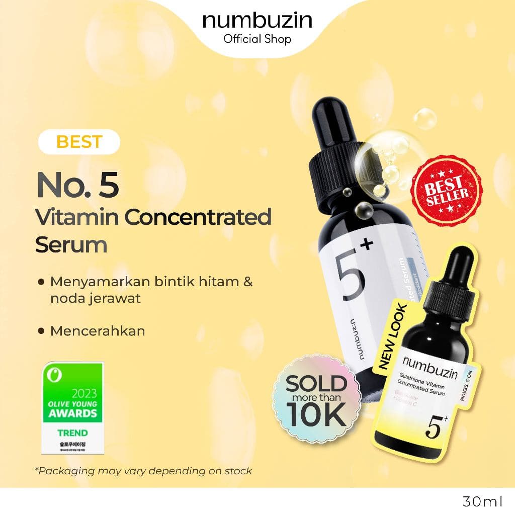 Serum Numbuzin No.5+ - Skincare untuk kulit berminyak, foto produk detail