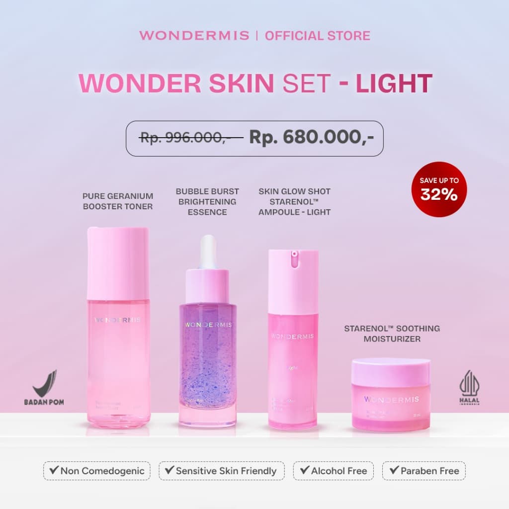 Wondermis - Skincare untuk kulit berminyak, foto produk detail