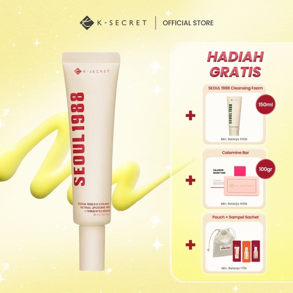 K-Secret 1988 Eye Cream - Skincare untuk kulit berminyak, foto produk detail