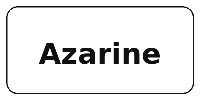 Logo brand Azarine — kolaborasi dengan Ismi Maulidia