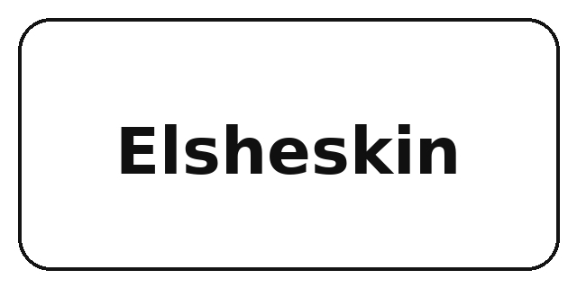Logo brand Elsheskin — kolaborasi dengan Ismi Maulidia