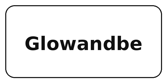 Logo brand Glowandbe — kolaborasi dengan Ismi Maulidia