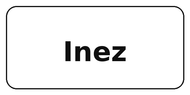 Logo brand Inez — kolaborasi dengan Ismi Maulidia