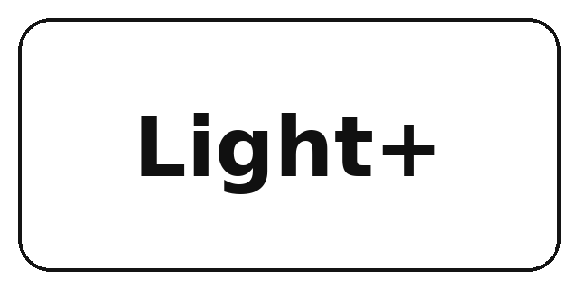Logo brand Light+ — kolaborasi dengan Ismi Maulidia
