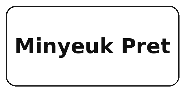 Logo brand Minyeuk Pret — kolaborasi dengan Ismi Maulidia