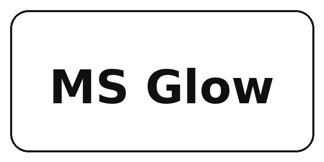 Logo brand MS Glow — kolaborasi dengan Ismi Maulidia