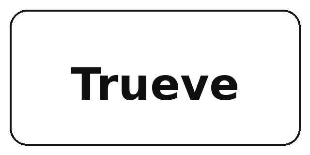 Logo brand Trueve — kolaborasi dengan Ismi Maulidia