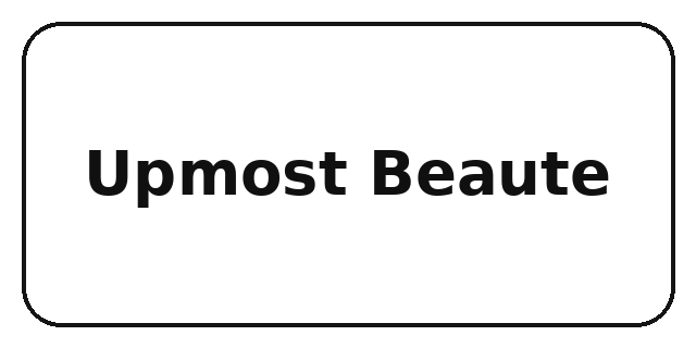Logo brand Upmost Beaute — kolaborasi dengan Ismi Maulidia