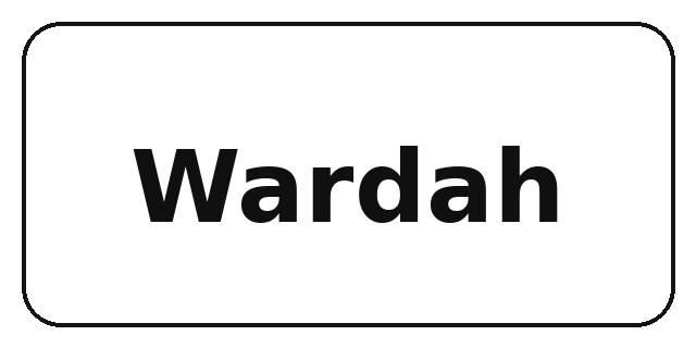 Logo brand Wardah — kolaborasi dengan Ismi Maulidia
